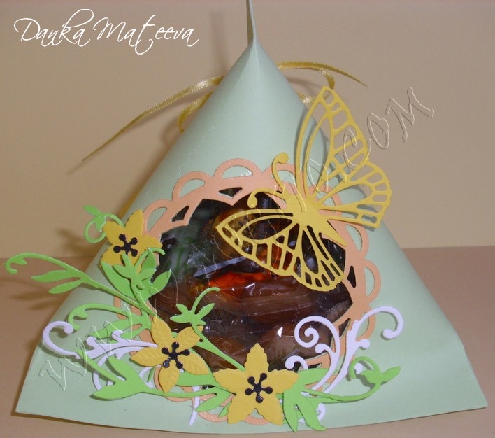 Скрапбук сватбена кутийка 11