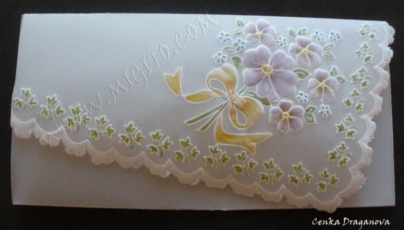 With the most delicate flowers