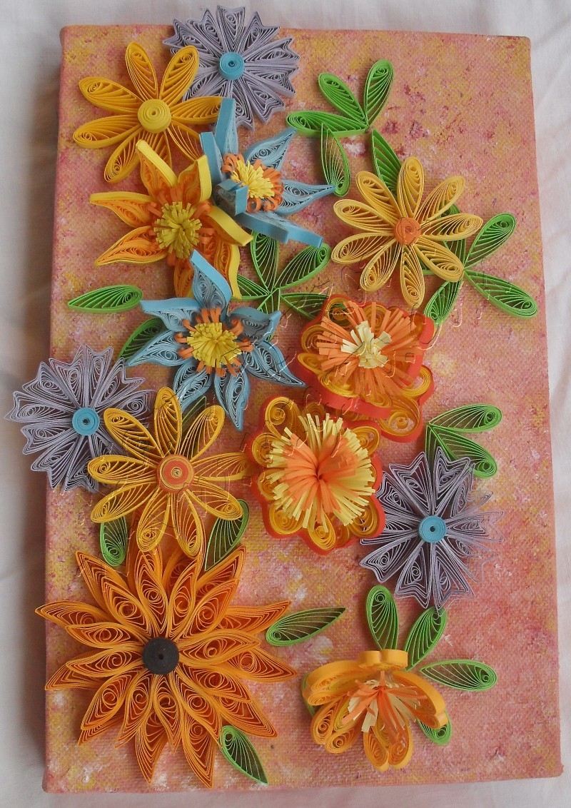 Есен пано с квилинг